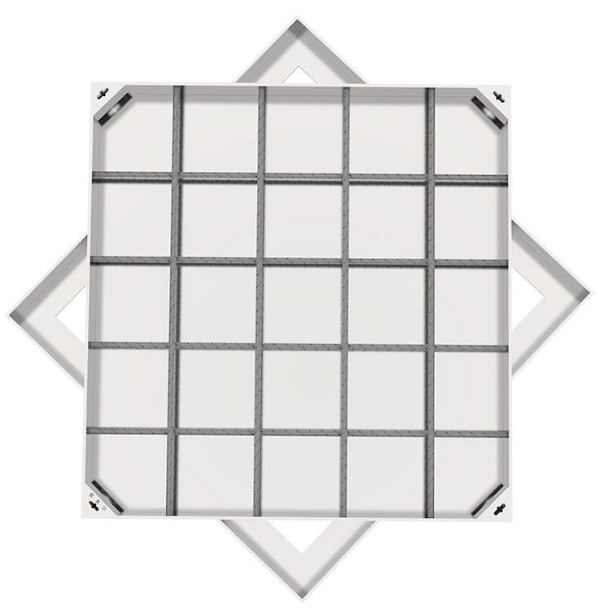 荔城不锈钢方井展示